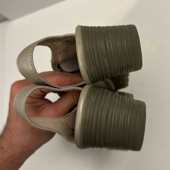 Fly London Yuta Women's Platform Wedge | Open Toe | Lace Up Sandal Size EU 39 - Picture 7 of 12